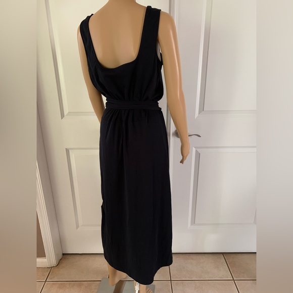 Vince 100% Pima Cotton Square Neck Midi Dress - Picture 14 of 17